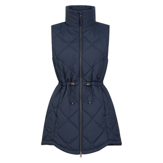 Mountain Warehouse Womens/Ladies Rye Quilted Long Length Gilet (Navy) - Image 5