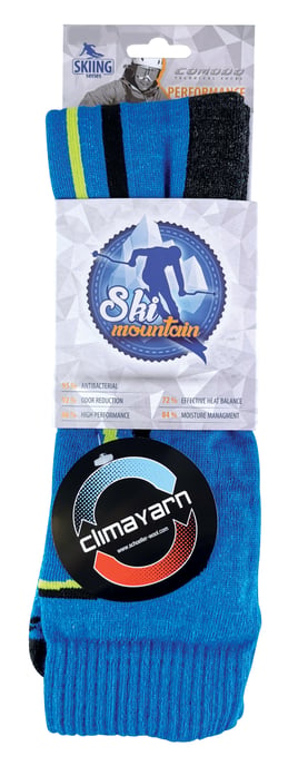 COMODO - Calcetines de Esquí de Lana Merino | Outdoor Snow Sports Climacontrol Knee High Socks | Hombre y Mujer - Image 2
