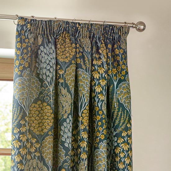 Wylder Ophelia Floral Jacquard Pencil Pleat Curtains