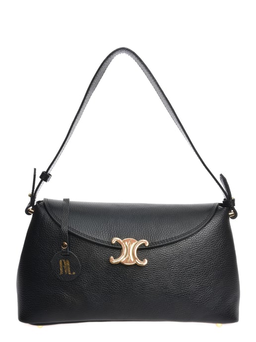 Anna Luchini Black Leather Bag