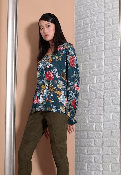 Floral print blouse - Image 2