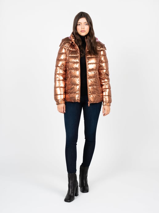 Guess Chaqueta Chaqueta de bombardero de mujer oro - Image 2