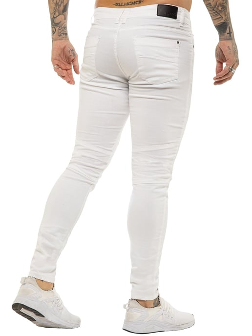 Enzo Biker Jeans - Blanco - Image 4