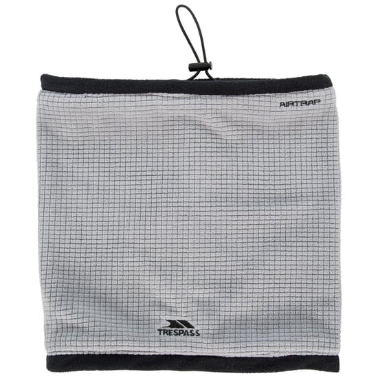 Trespass Unisex Adult Treverso Reversible Neck Warmer (Black/Platinum) - Image 1