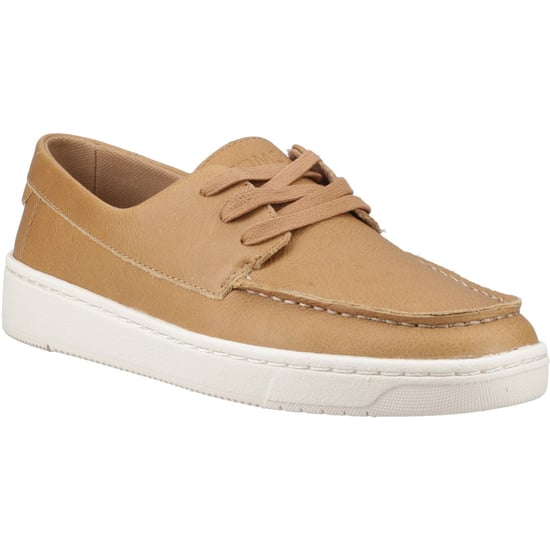 TOMS TRVL Lite London Leather Men's Tan Lace-Up Shoes - Image 1