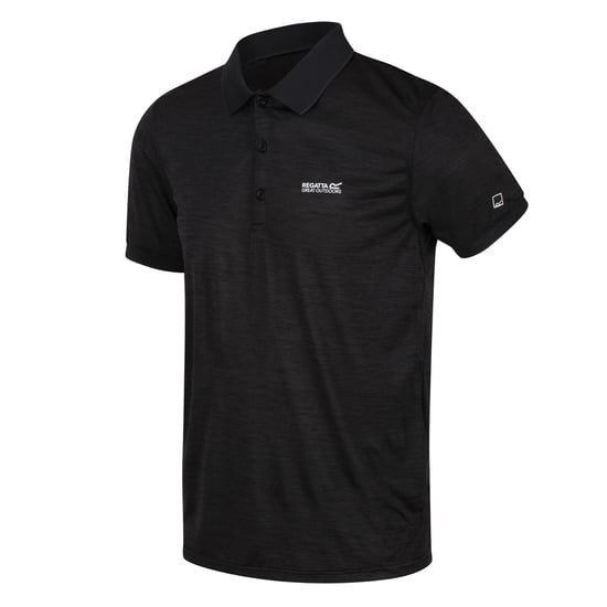 Regatta Mens Remex II Polo Shirt (Black)