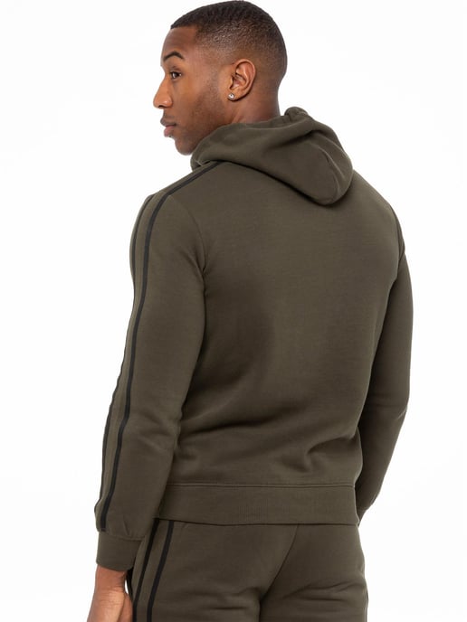 Enzo | Conjunto de Chándal con Capucha y Cinta de Pullover para Hombre - Caqui - Image 4