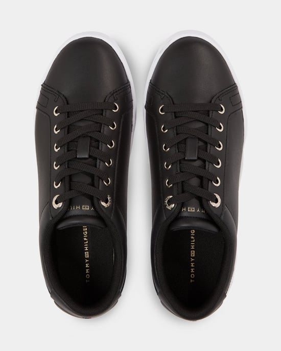 Zapatillas Court para mujer Tommy Hilfiger Golden HW - Image 3
