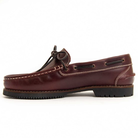 Purapiel Boat Shoes Puranautic2 In Burgundy