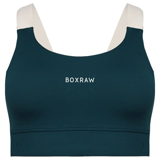 Sujetador deportivo verde azulado para mujer Alicia de BoxRaw - Image 1