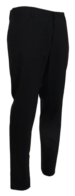 Pantalón Formal Slim Fit de Hombre en Lana Gris Stretch de Dolce & Gabbana - Image 2