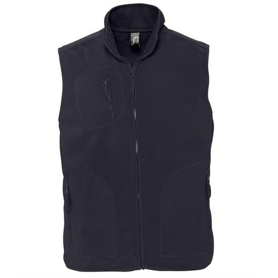 SOLS Unisex Adult Norway Fleece Gilet (Charcoal Grey Solid) - Image 1