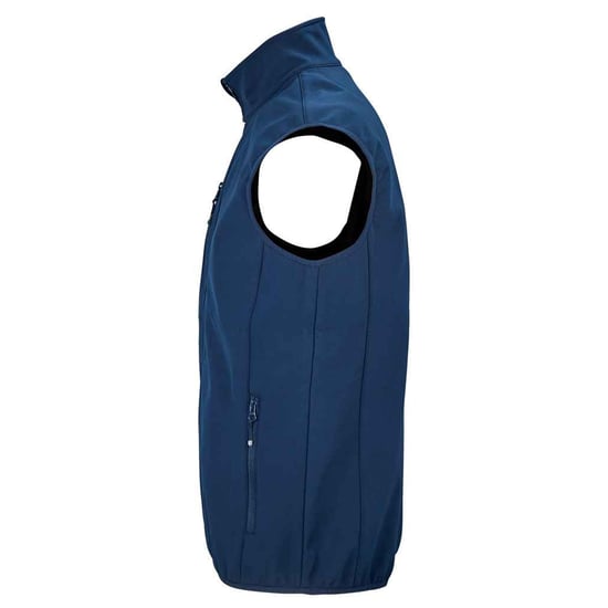 SOLS Mens Falcon Softshell Zipped Body Warmer (Abyss Blue) - Image 3