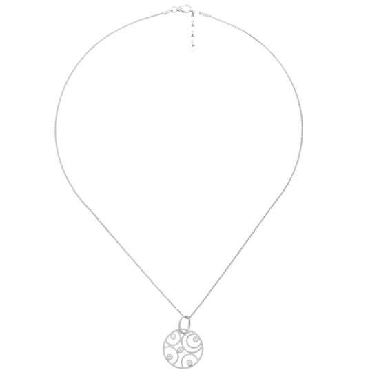 Orphelia Women's 925 Sterling Silver Chain with Pendant - Silver ZH-7078 - Image 2