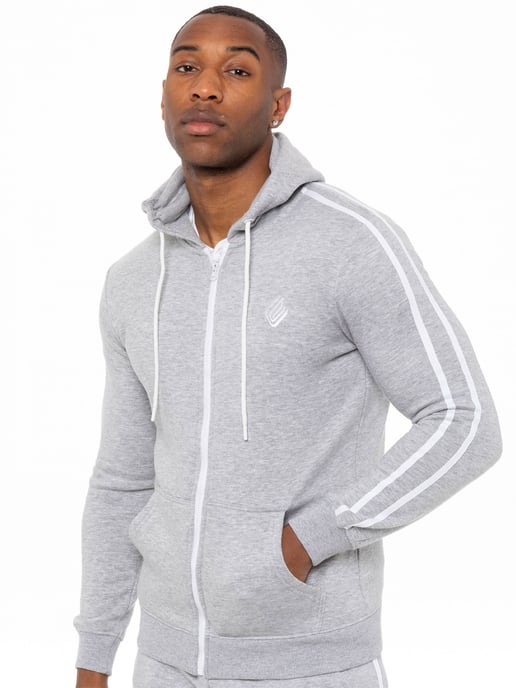 Sudadera con capucha y cremallera para hombre| enzo designer menswear - Image 1
