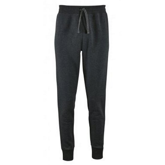 SOLS Womens/Ladies Jake Slim Fit Jogging Bottoms (Charcoal Marl) - Image 1