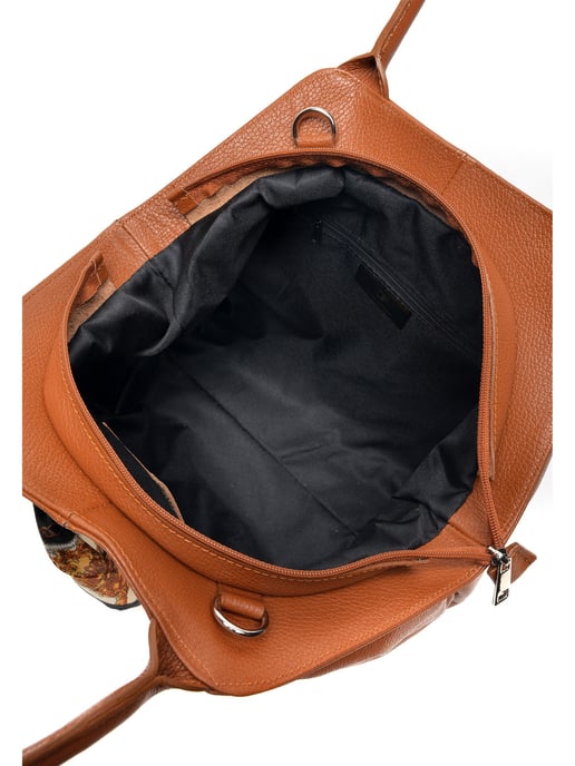 Carla Ferreri SS22 CF 1750 Brown Leather Bag - Image 4