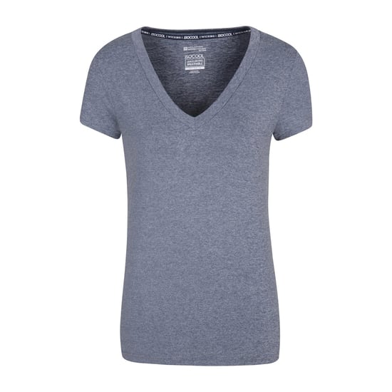 Mountain Warehouse Womens/Ladies Vitality V Neck T-Shirt (Navy) - Image 1