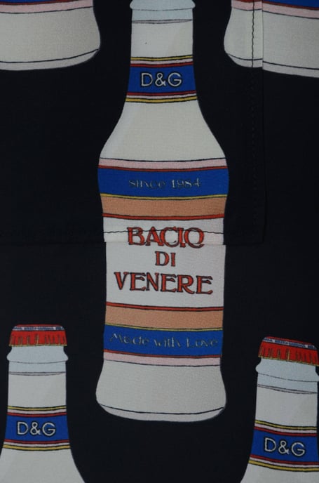 Camisa de Botellas de Seda para Hombre de Dolce & Gabbana - Image 4