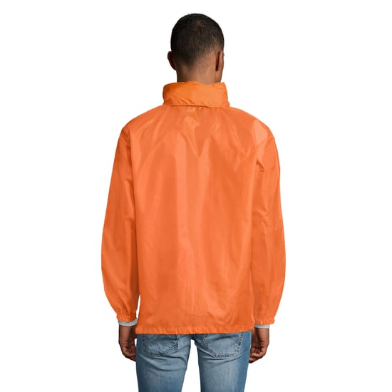 SOLS Unisex Adult Shift Windbreaker (Orange) - Image 2