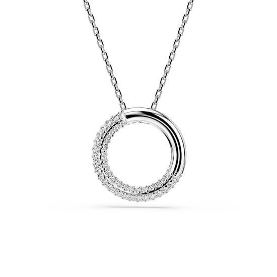Swarovski 'Dextera' Women's Base Metal Necklace - Silver 5692737 - Image 4