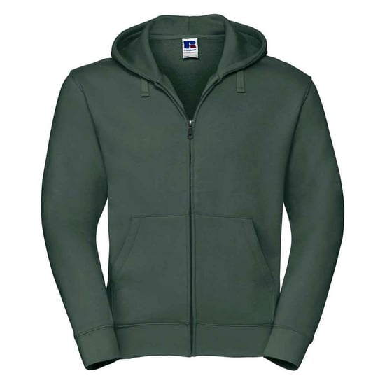 Russell Mens Authentic Hooded Sweatshirt (Bottle Green) - Image 1