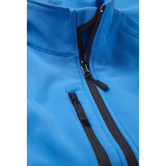 Russell Mens 3 Layer Soft Shell Gilet Jacket (Azure Blue) - Image 2