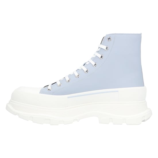 Alexander McQueen Tread Slick Boots 'Navy Grey Blue'