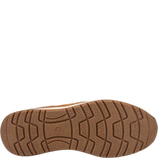Hush Puppies Mens Cole Leather Casual Shoes (Tan)