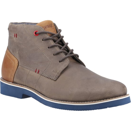 Pod Aries Leather Men's Grey Boots - Image 1
