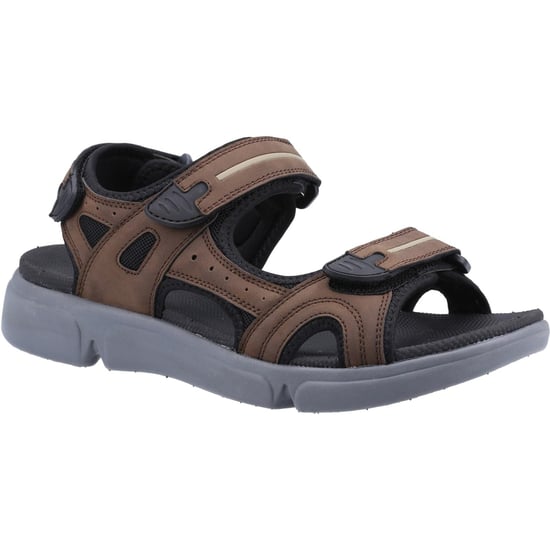 Hush Puppies Mens Castro Sandals (Brown) - Image 1