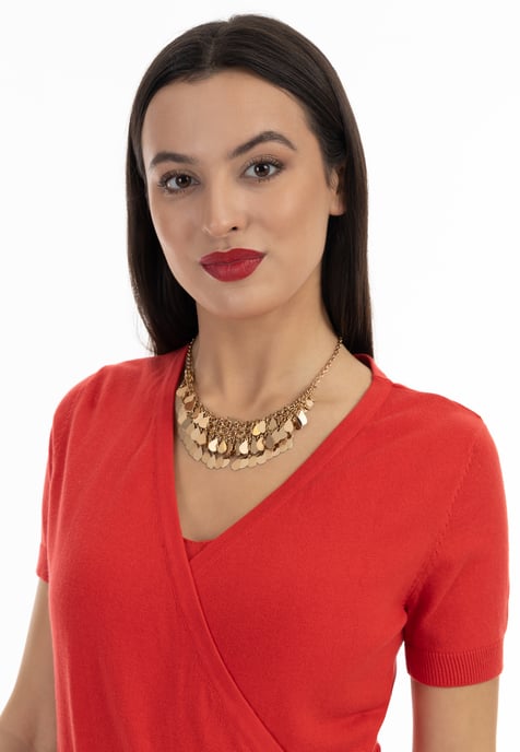 faina short sleeve sweater
