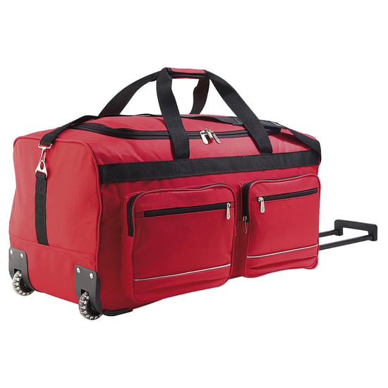 SOLS Voyager Rolling Travel Holdall Bag (Red) - Image 1