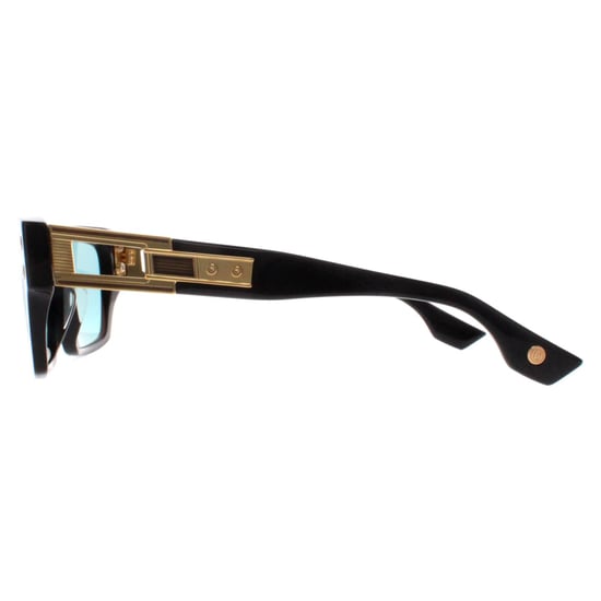 Dita Rectangle Unisex Black Yellow Gold Dark Turquoise Grandmaster Seven