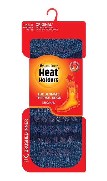 Calcetines Calefactores para Hombre con Rayas Torcidas y Forro Polar - Image 2