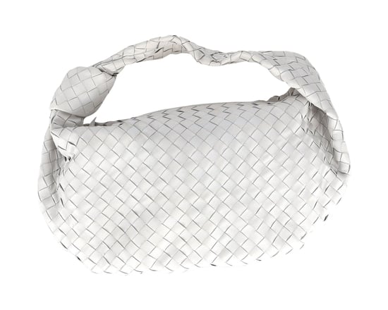 Bottega Veneta Large Jodie in White Lambskin Leather - Image 3