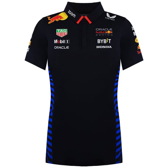 Red Bull Racing F1 Team 2024 Womens Navy Polo Shirt - Image 1