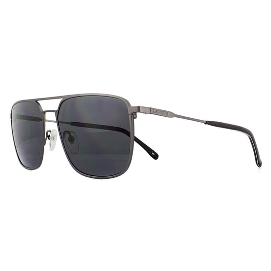 Lacoste Aviator Mens Matte Gunmetal Grey Sunglasses