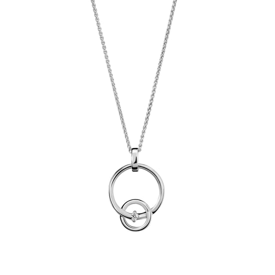Orphelia 'Antoine' Women's 925 Sterling Silver Set: Necklace + Earrings + Ring - Silver SET-7503 - Image 2