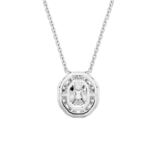 Swarovski 'Mesmera' Women's Base Metal Necklace - Silver 5669915 - Image 4