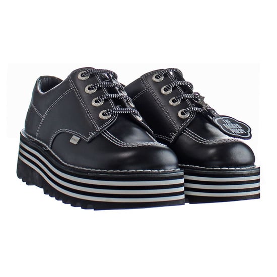 Kickers Kick Lo Ragged Womens Black Boots