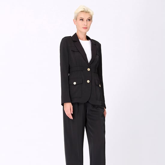 Safari blazer with gathered waist - Image 4