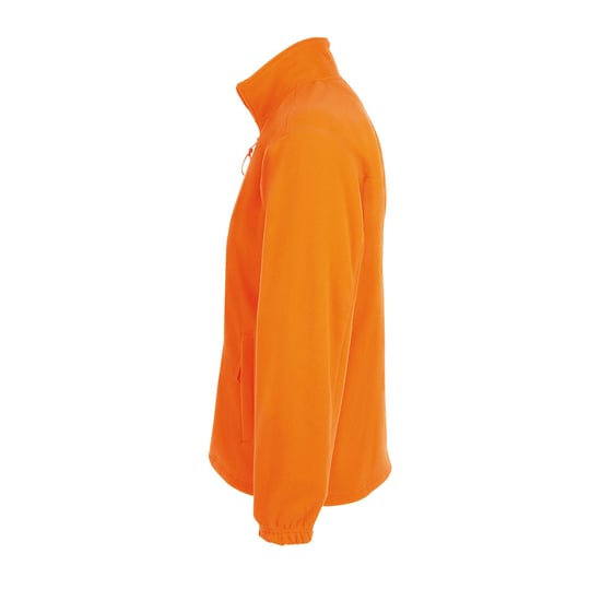 SOLS Mens North Full Zip Outdoor Fleece Jacket (Orange) - Image 3