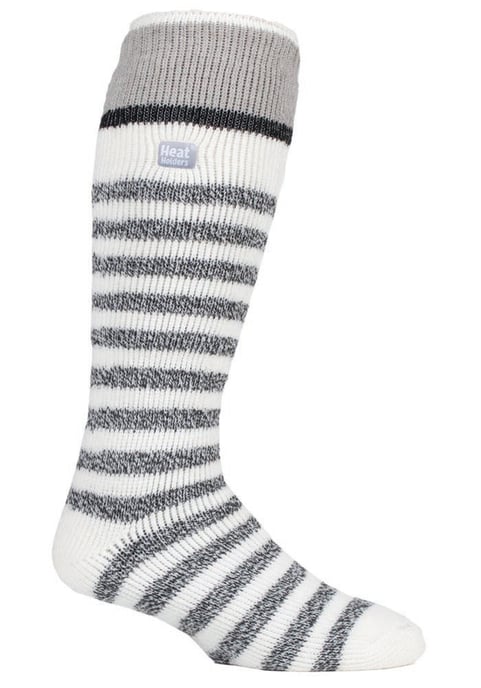Calcetines largos de esquí a rayas hasta la rodilla para hombre - Image 1