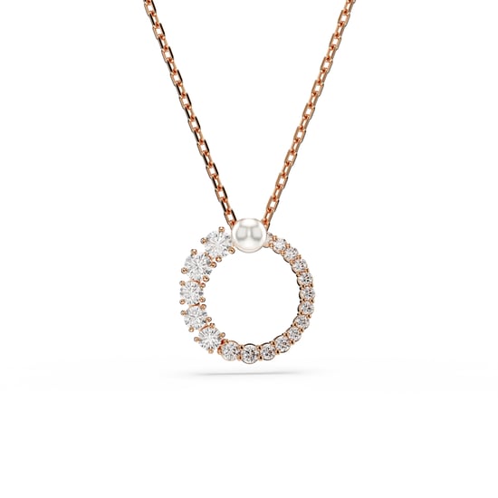 Swarovski 'Matrix' Women's Gold Plated Metal Necklace - Rose 5692265 - Image 1