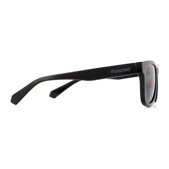 Polaroid Kids Square Kidss Black Grey Polarized Sunglasses