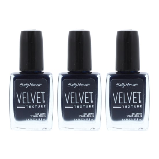 Sally Hansen Velvet Texture Nail Color 11.8ml - 680 Deluxe x 3