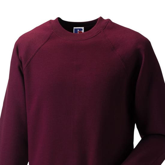 Russell Unisex Adult Classic Sweatshirt (Burgundy) - Image 2