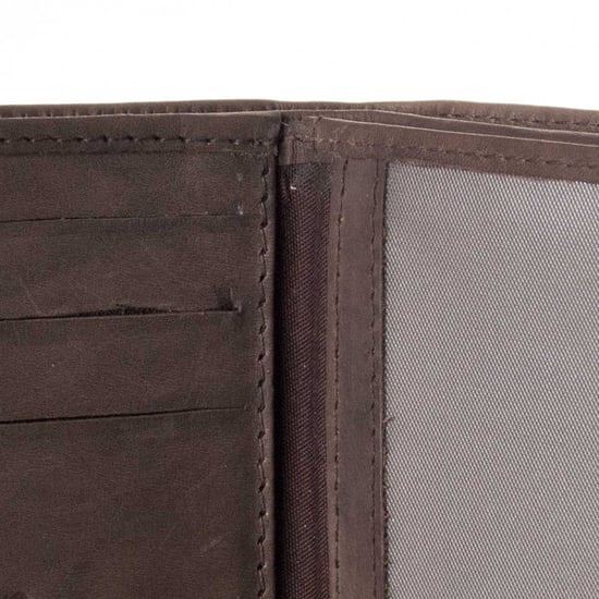 Leather wallet Montevita in Grey
