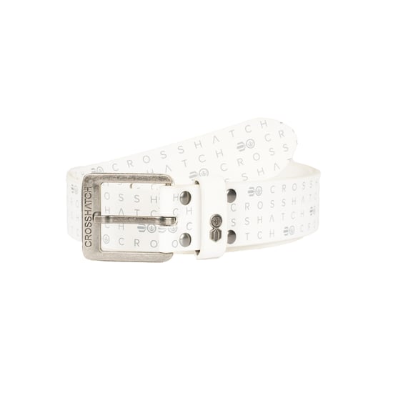 Crosshatch Mens Hyneman Belt (White) - Image 1